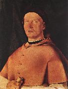 LOTTO, Lorenzo Bishop Bernardo de' Rossi oil painting